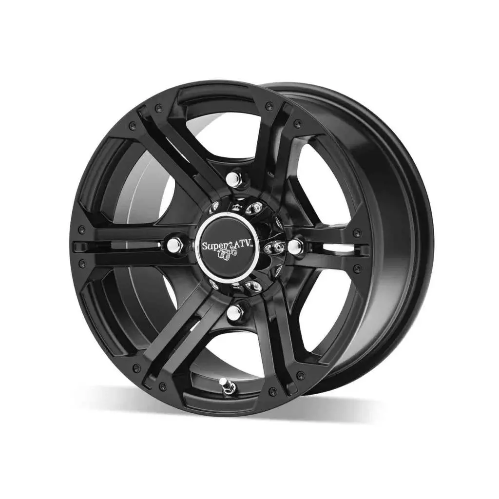Superatv Bandit Wheels H-Series Black 1