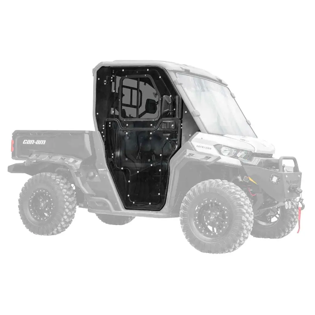 Superatv Can-Am Defender Convertible Cab Enclosure Doors 1