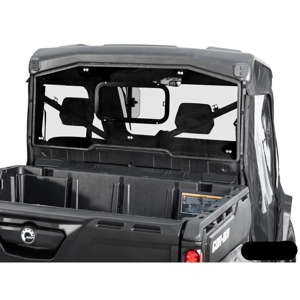 Superatv Can-Am Defender Sliding Rear Windshield 1