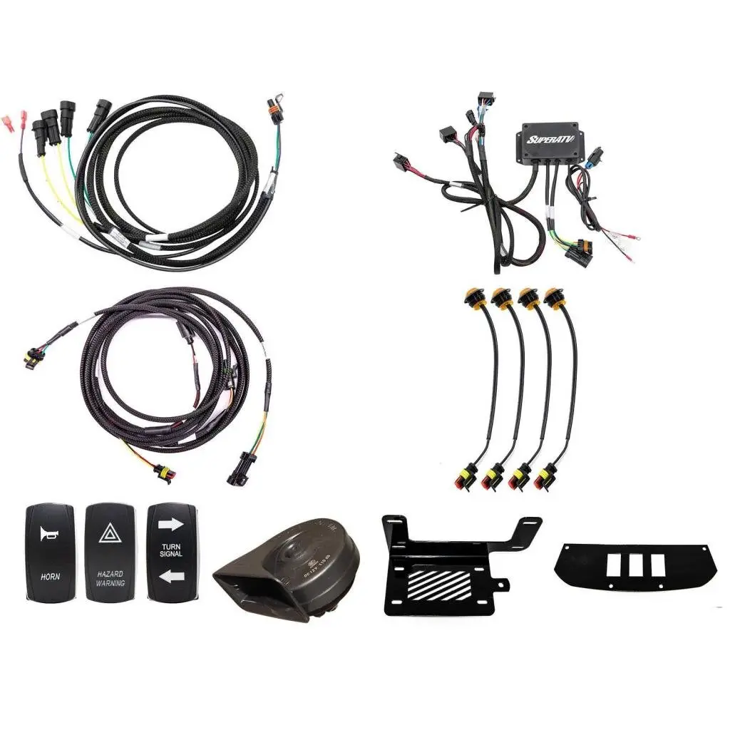 Superatv Can-Am Maverick Deluxe Plug & Play Turn Signal Kit 1