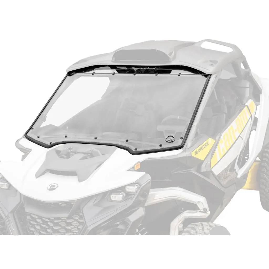 Superatv Can-Am Maverick R Scratch-Resistant Full Windshield 1