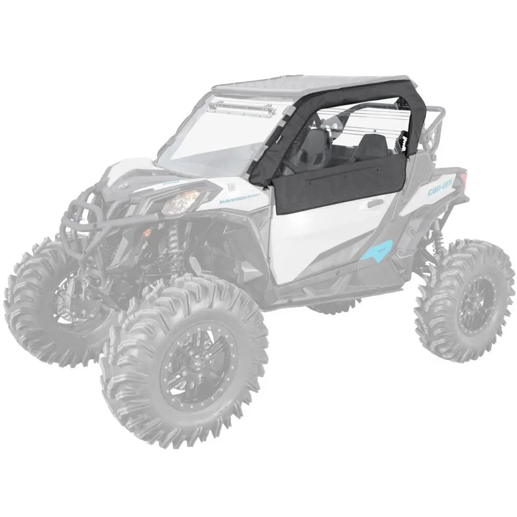 Superatv Can-Am Maverick Sport Primal Soft Cab Enclosure Upper Doors 2