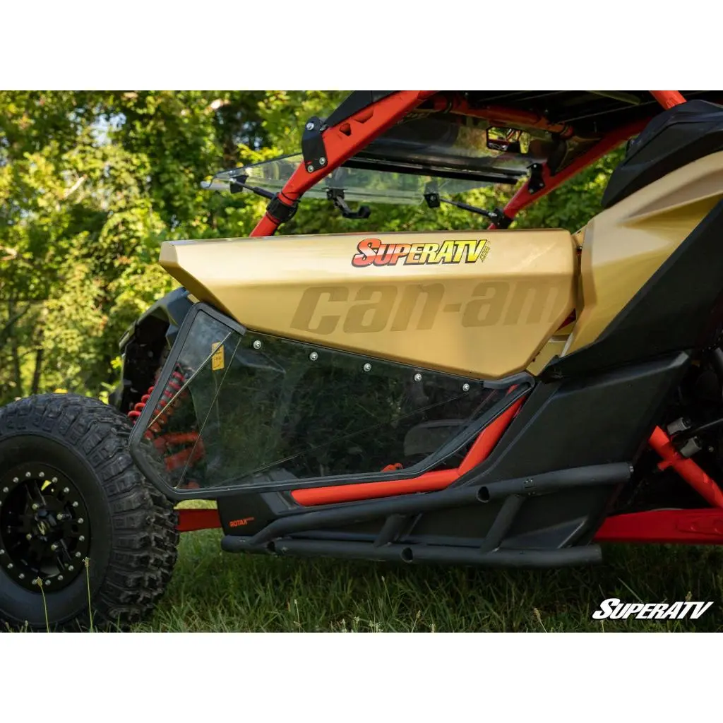 Superatv Can-Am Maverick X3 Clear Lower Doors 2