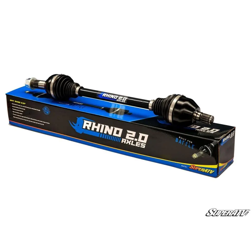 Superatv Can-Am Maverick Turbo Heavy-Duty Axle-Rhino 2.0 3