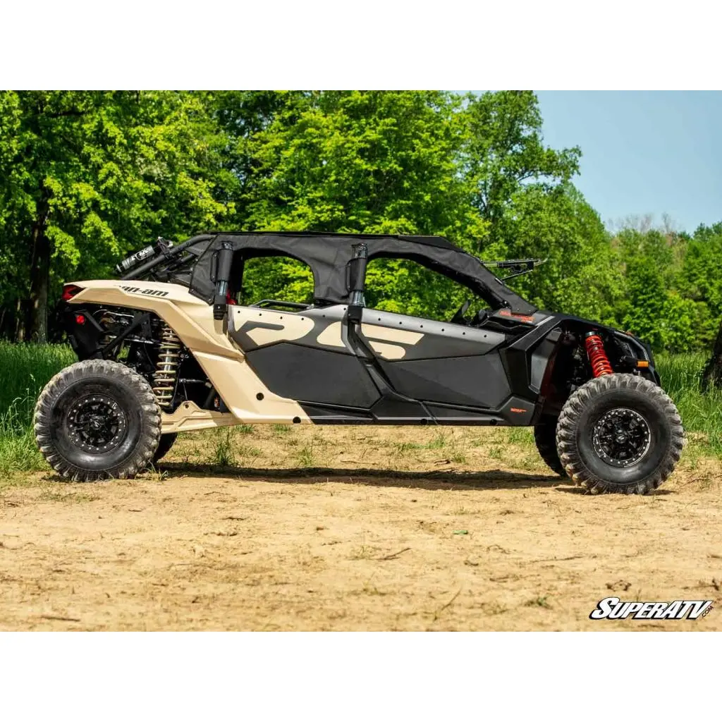 Superatv Can-Am Maverick X3 Max Primal Soft Cab Enclosure Upper Doors 18