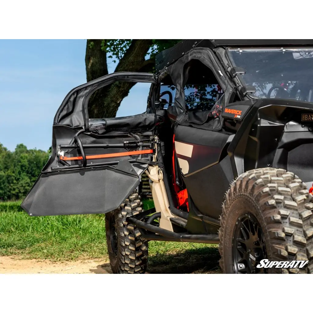 Superatv Can-Am Maverick X3 Max Primal Soft Cab Enclosure Upper Doors 4
