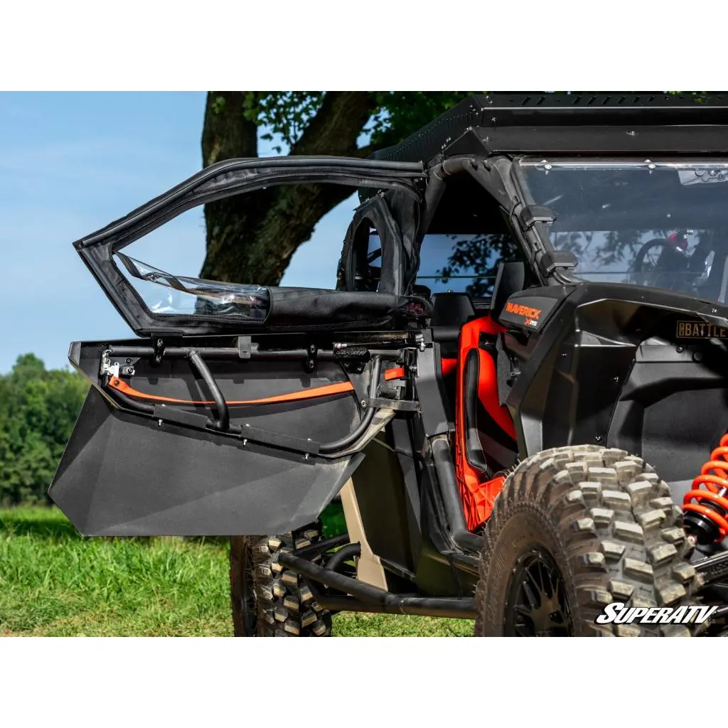 Superatv Can-Am Maverick X3 Max Primal Soft Cab Enclosure Upper Doors 9
