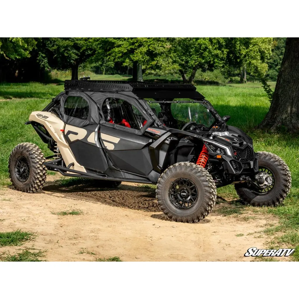 Superatv Can-Am Maverick X3 Max Primal Soft Cab Enclosure Upper Doors 2