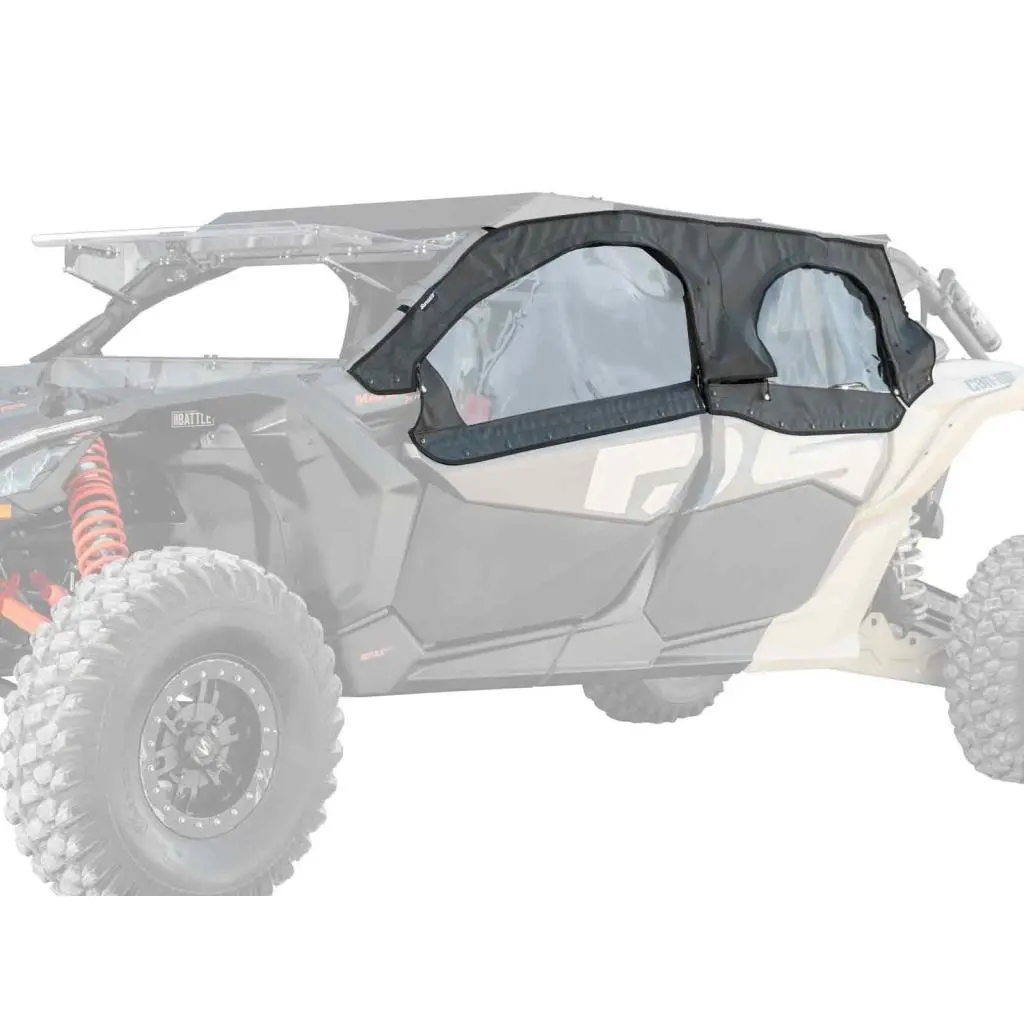 Superatv Can-Am Maverick X3 Max Primal Soft Cab Enclosure Upper Doors 14