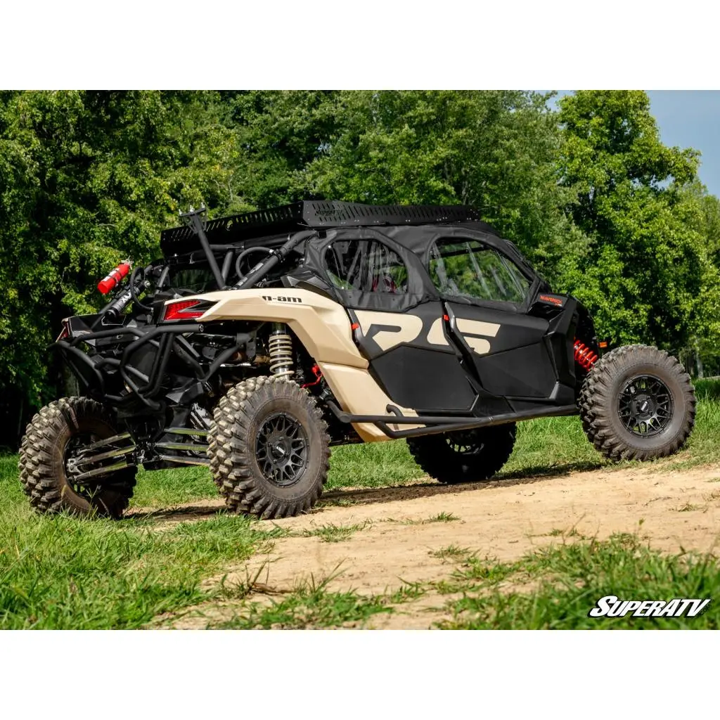 Superatv Can-Am Maverick X3 Max Primal Soft Cab Enclosure Upper Doors 7