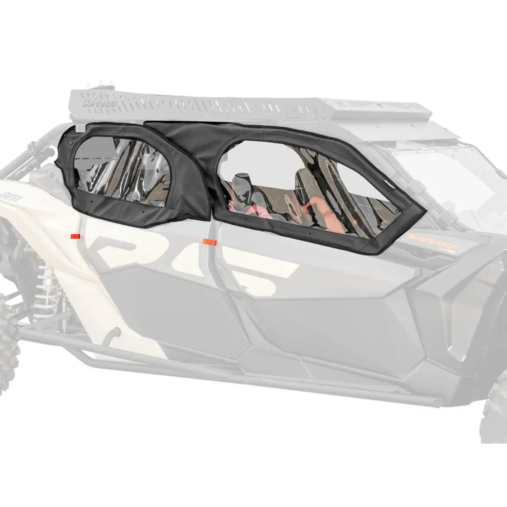 Superatv Can-Am Maverick X3 Max Primal Soft Cab Enclosure Upper Doors 1