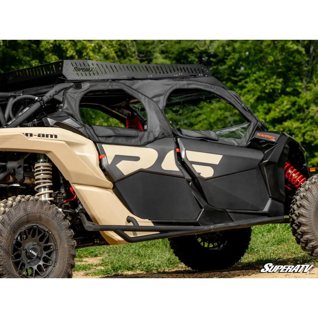 Superatv Can-Am Maverick X3 Max Primal Soft Cab Enclosure Upper Doors 8
