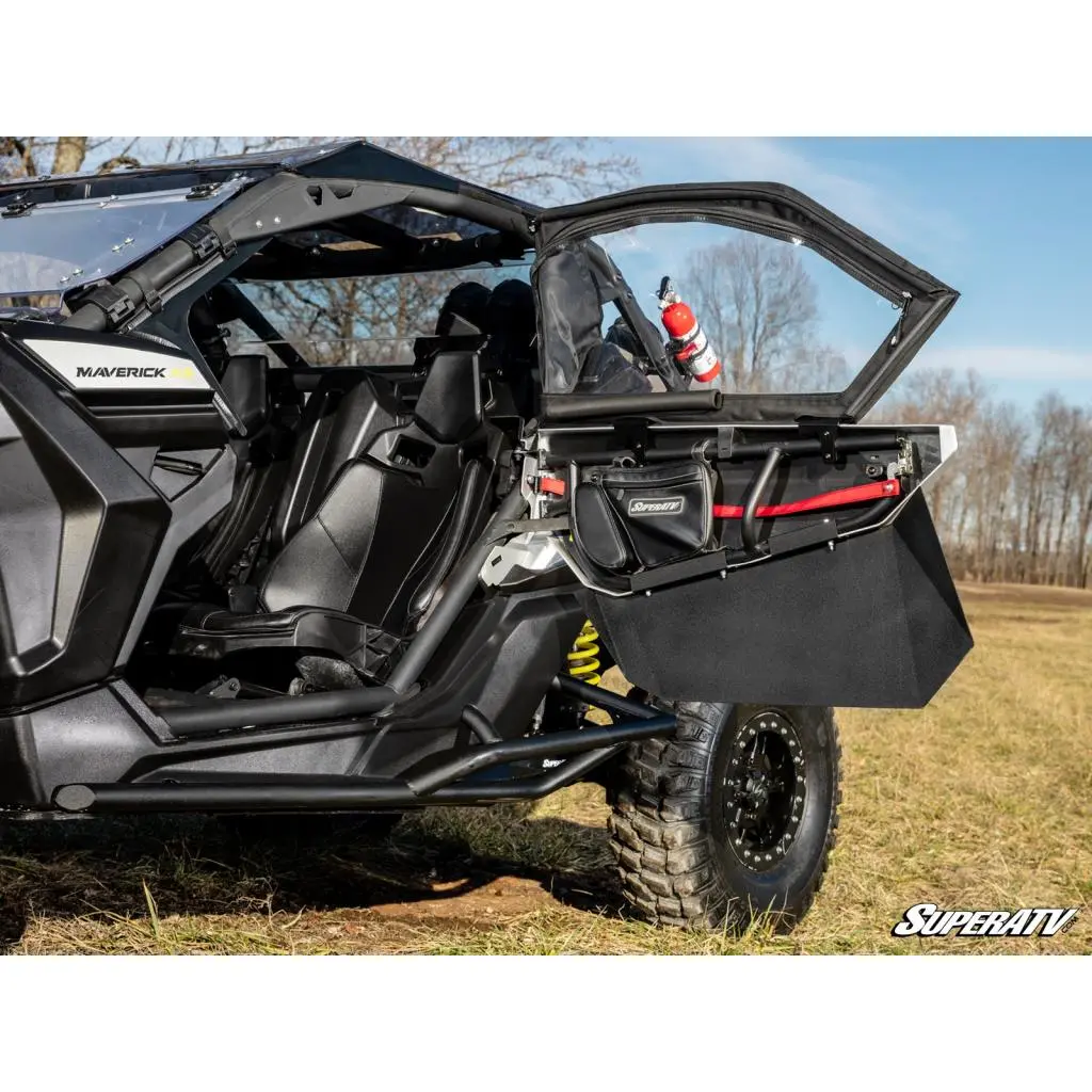 Superatv Can-Am Maverick X3 Primal Soft Cab Enclosure Upper Doors 3