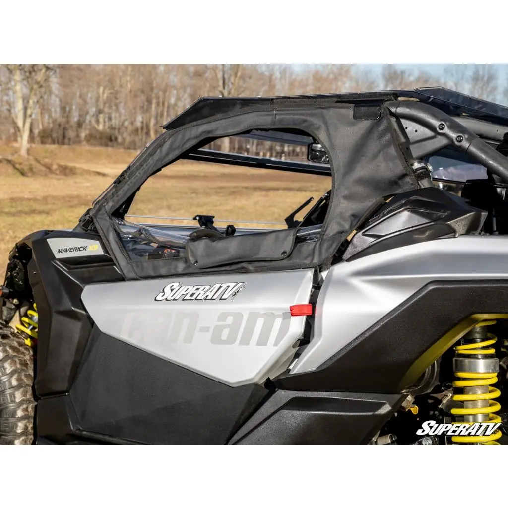 Superatv Can-Am Maverick X3 Primal Soft Cab Enclosure Upper Doors 8