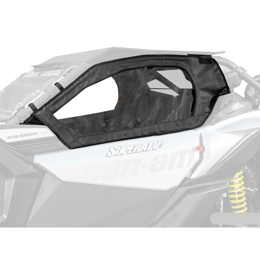 Superatv Can-Am Maverick X3 Primal Soft Cab Enclosure Upper Doors 1