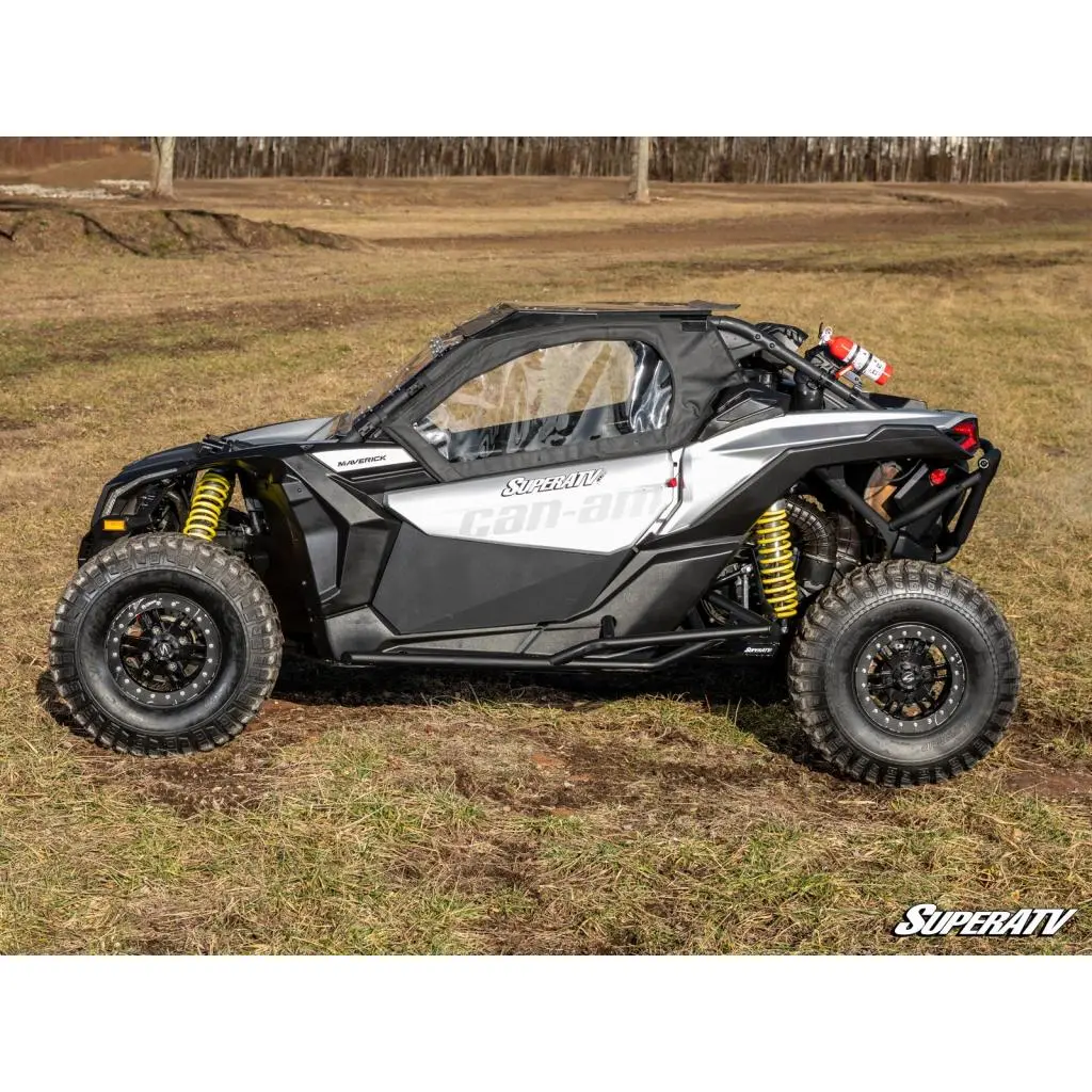 Superatv Can-Am Maverick X3 Primal Soft Cab Enclosure Upper Doors 9