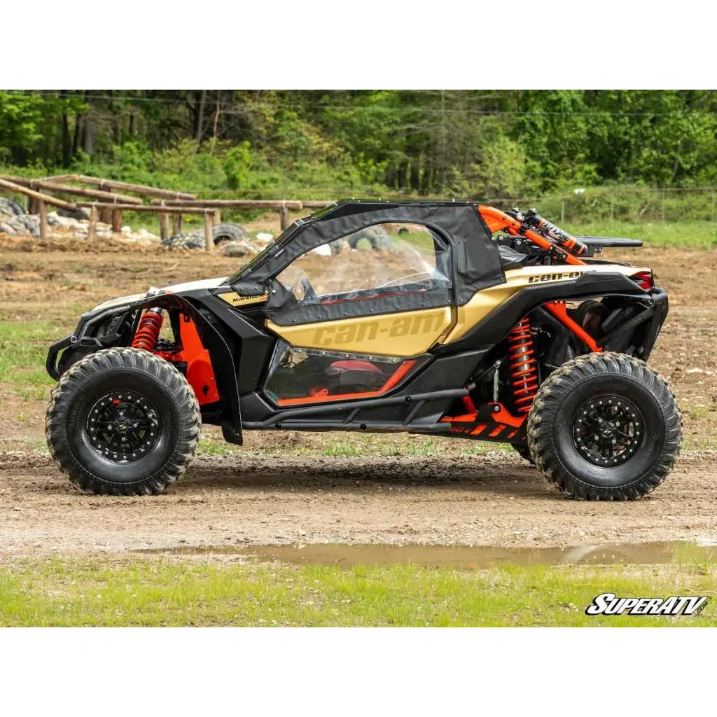 Superatv Can-Am Maverick X3 Primal Soft Cab Enclosure Upper Doors 14
