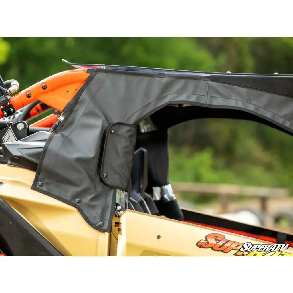 Superatv Can-Am Maverick X3 Primal Soft Cab Enclosure Upper Doors 18