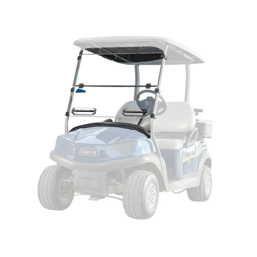 Superatv Corsa Blue Club Car Tempo Vented Flip Down Windshield 2