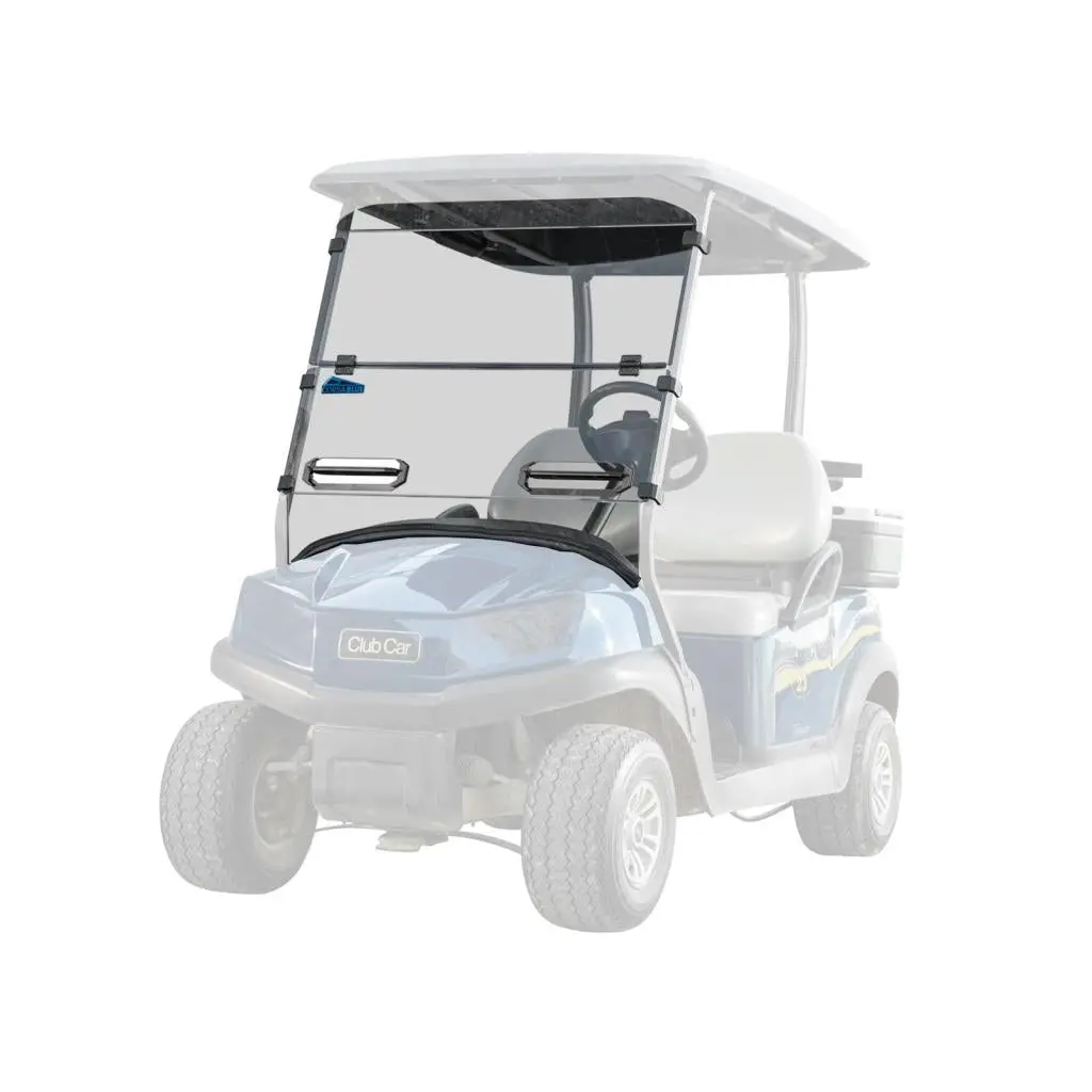 Superatv Corsa Blue Club Car Tempo Vented Flip Down Windshield 1