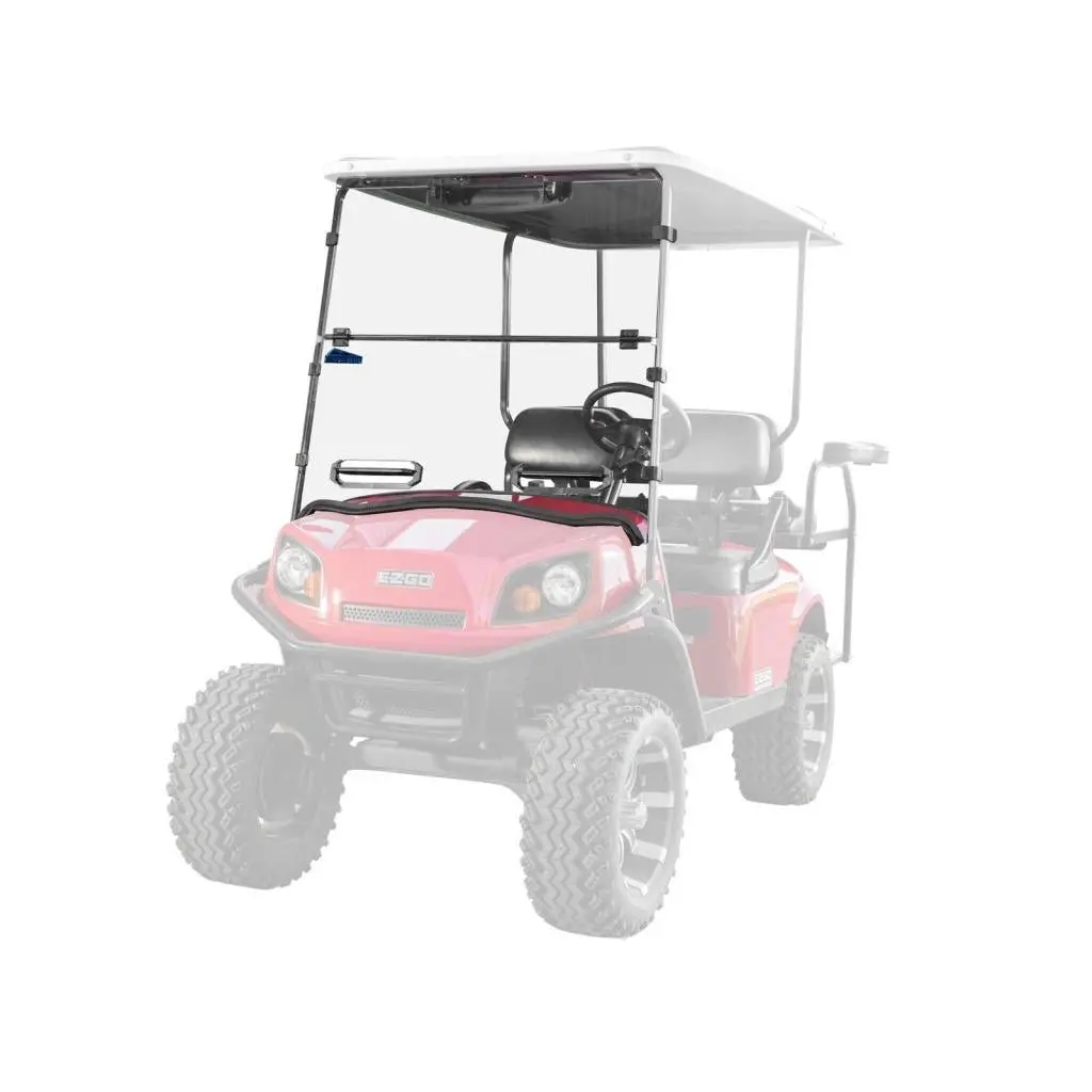 Superatv Corsa Blue E-Z-Go Express S Flip Down Windshield 1
