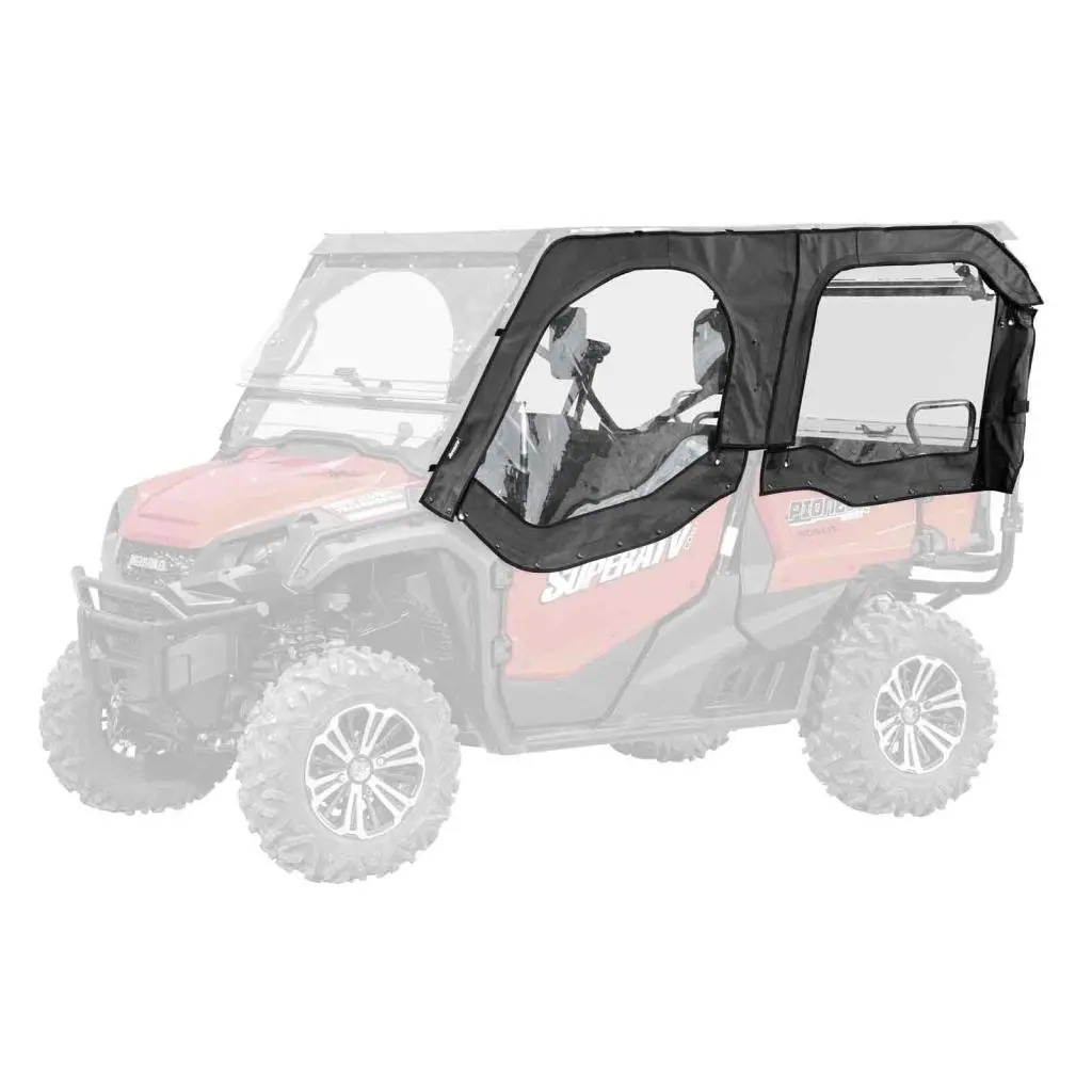 Superatv Honda Pioneer 1000-5 Primal Soft Cab Enclosure Upper Doors 1