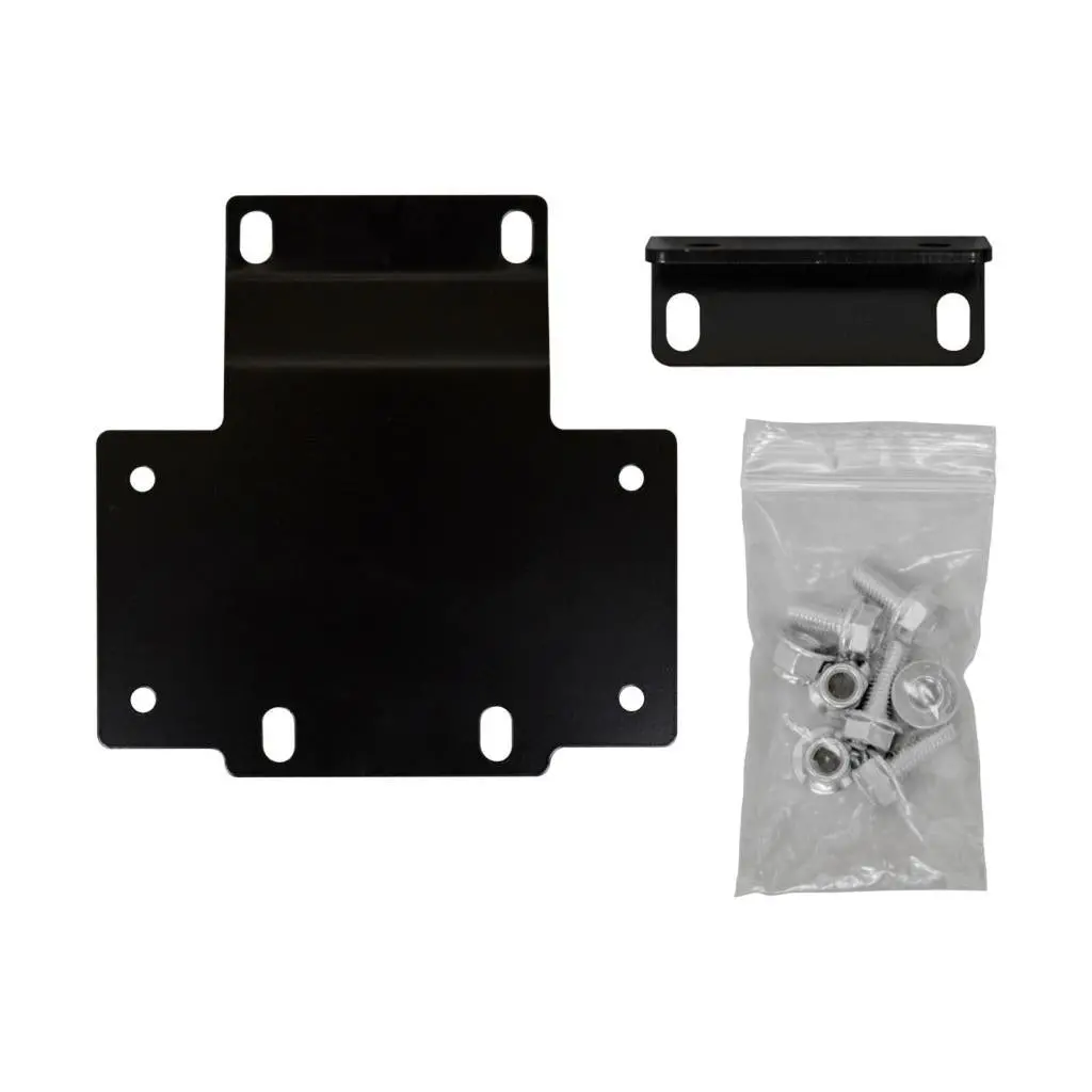 Superatv Honda Pioneer 1000 Winch Mounting Plate 2