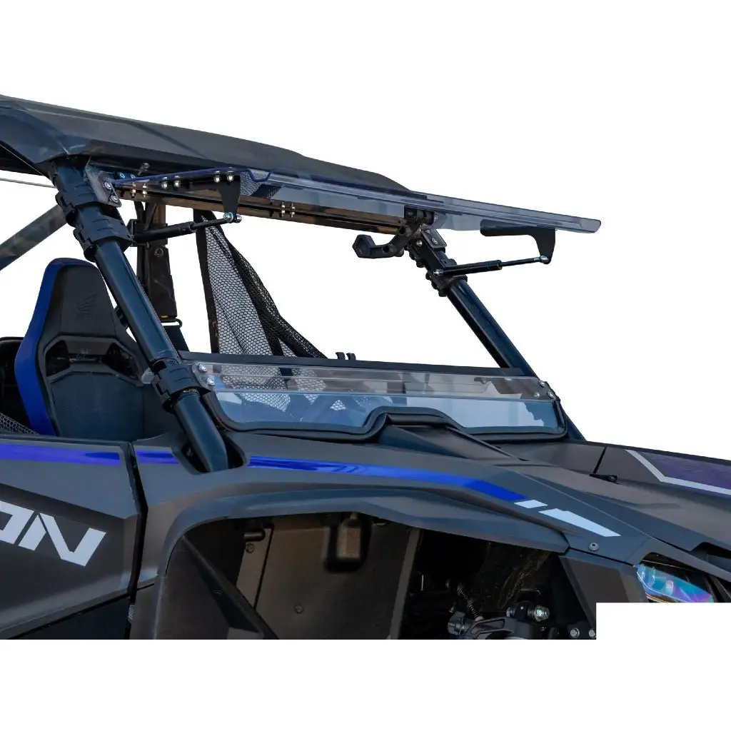 Superatv Honda Talon 1000 Scratch-Resistant Flip Windshield 1