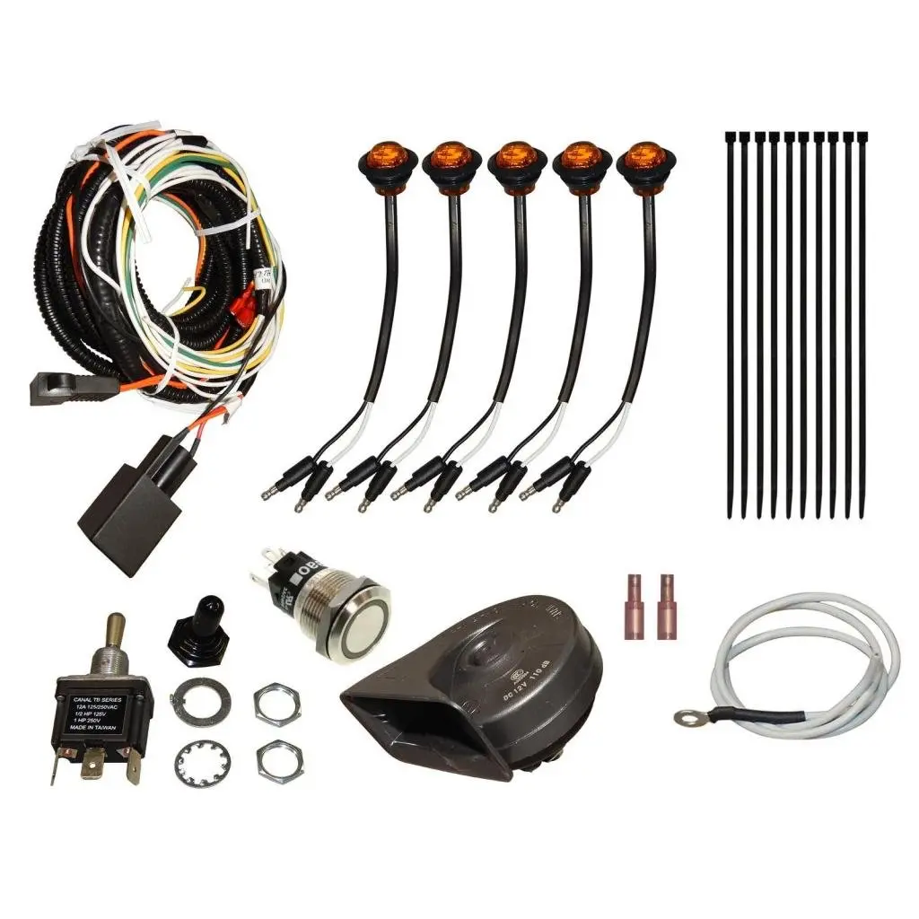 Superatv Kawasaki Mule Pro Plug & Play Turn Signal Kit 2