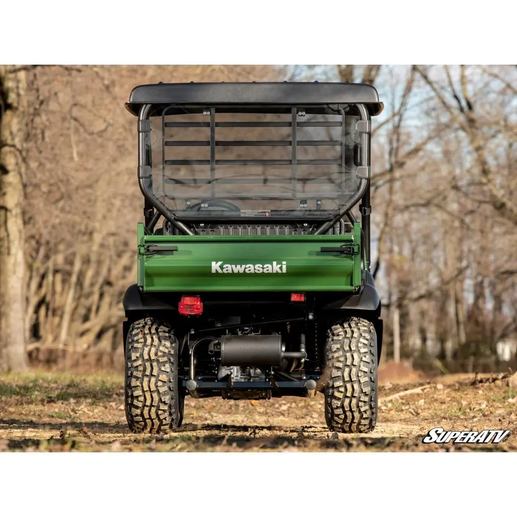Superatv Kawasaki Mule Sx Rear Windshield 2