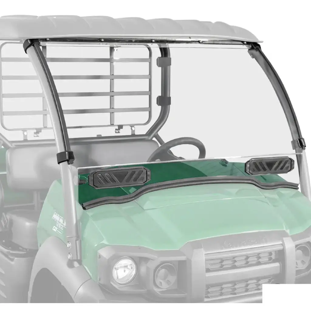 Superatv Kawasaki Mule Sx Vented Windshield Kit 1