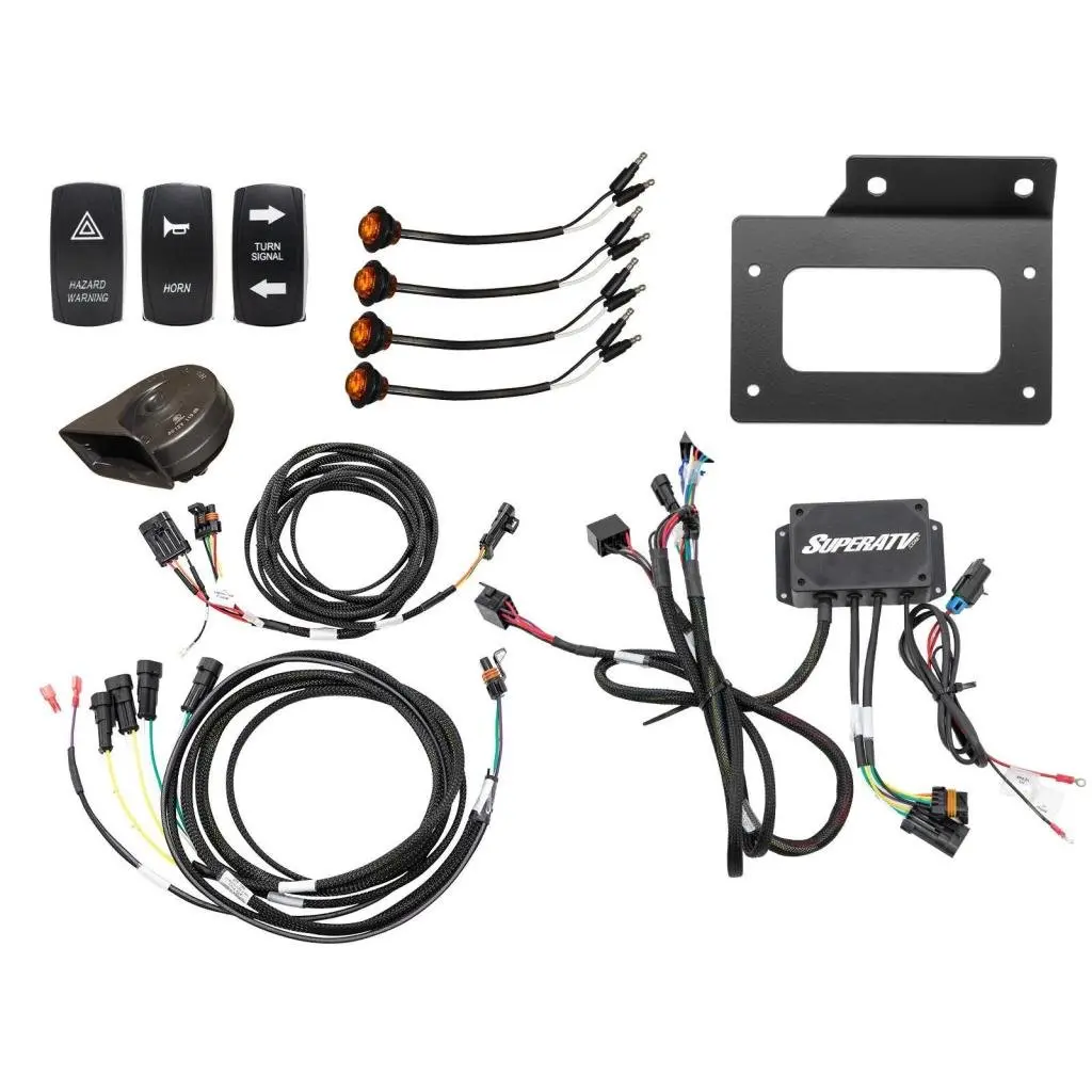 Superatv Kawasaki Teryx Krx 1000 Deluxe Plug & Play Turn Signal Kit 1