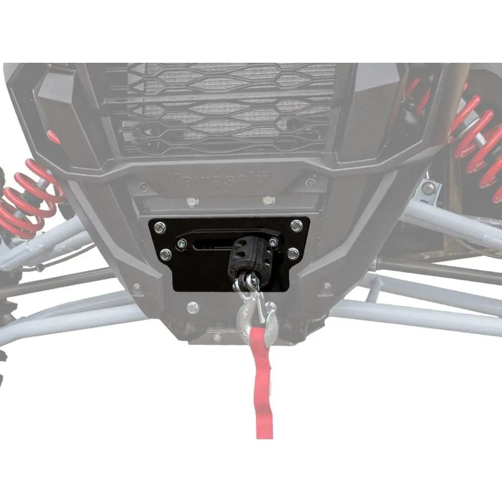 Superatv Kawasaki Teryx Krx Winch Mounting Plate 1