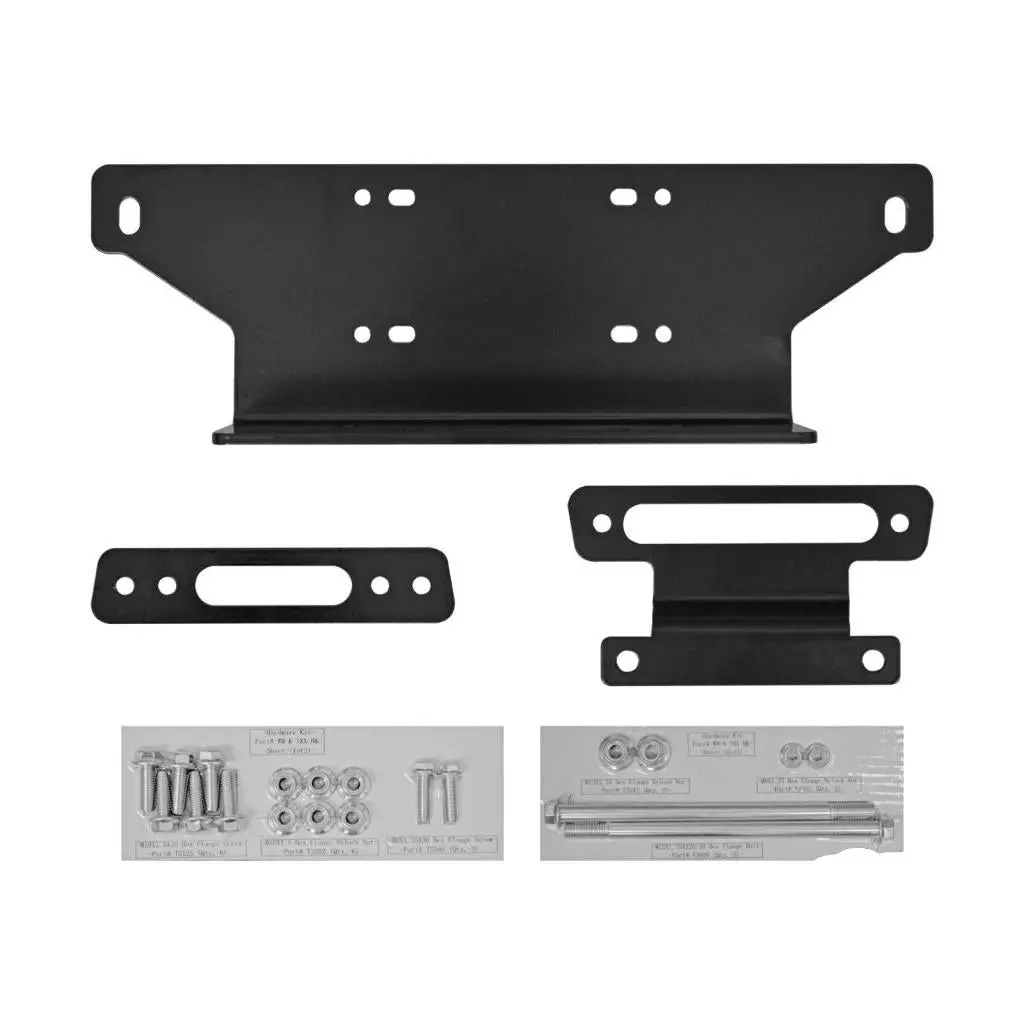 Superatv Kawasaki Teryx Winch Mounting Plate 2