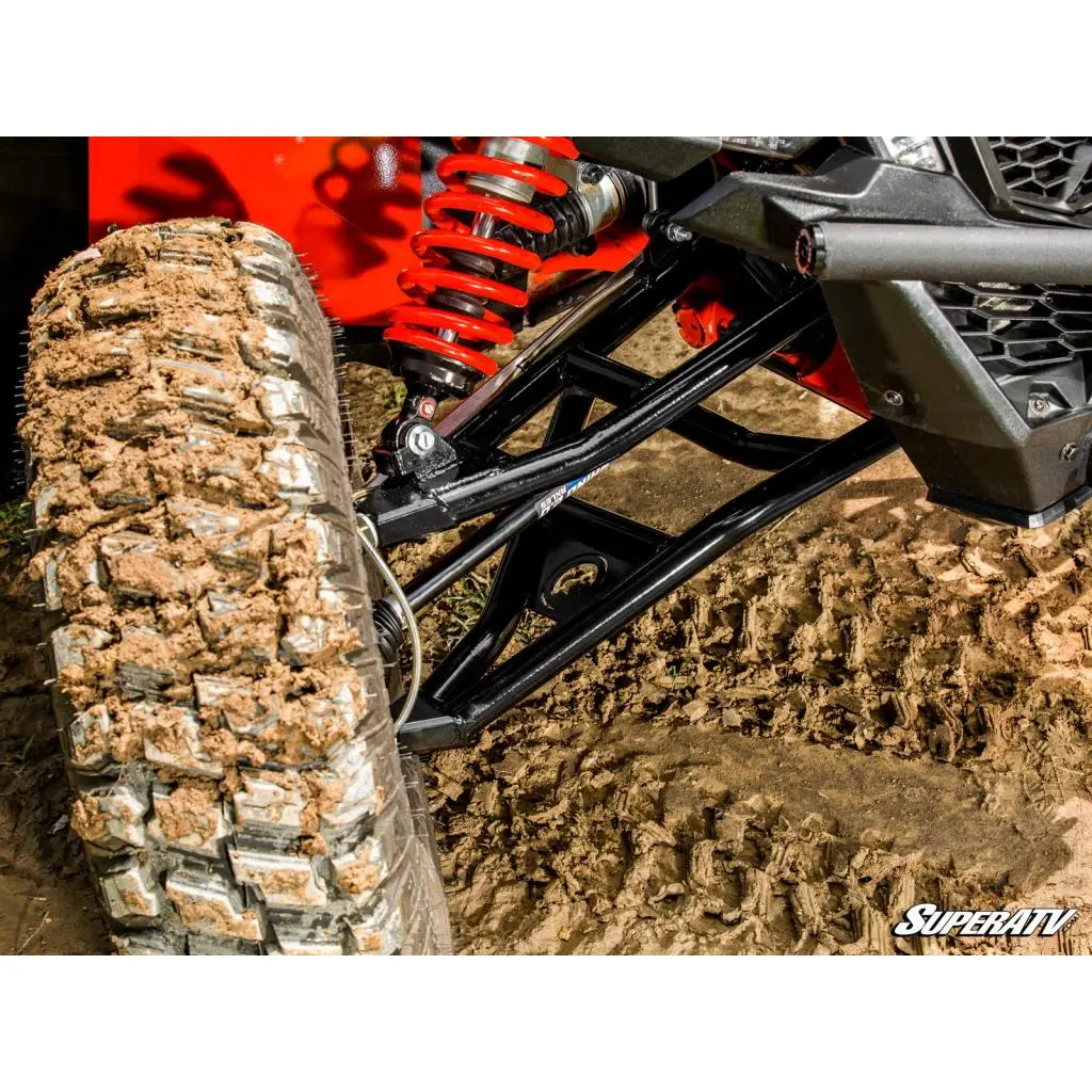 Superatv Maverick X3 Atlas Pro 1.5" Forward Offset A-Arms 2