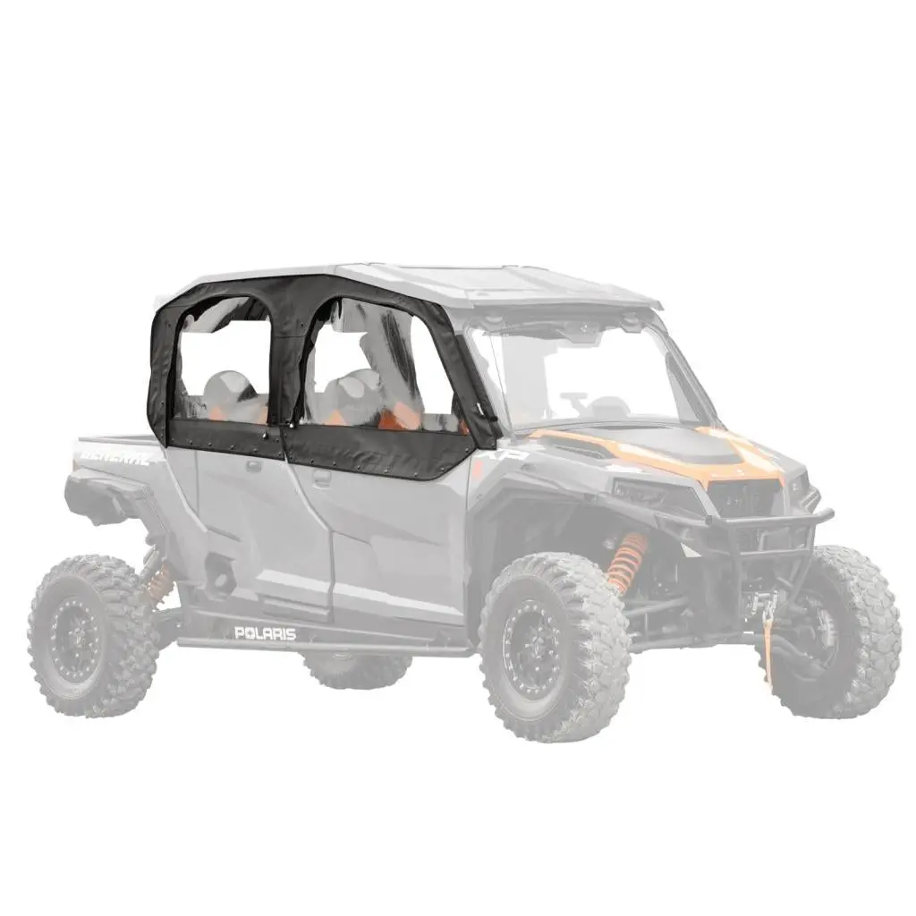 Superatv Polaris General 1000 Primal Soft Cab Enclosure Upper Doors 1