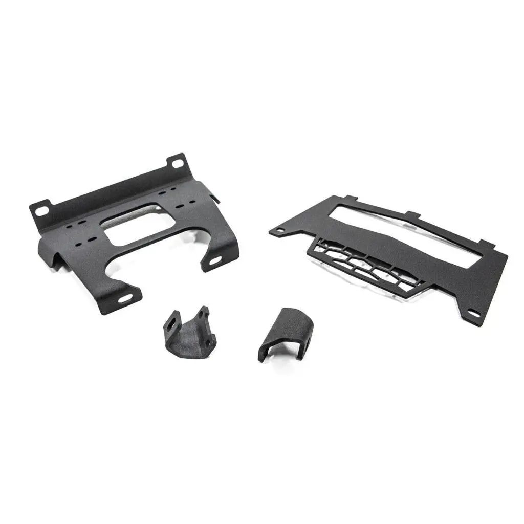 Superatv Polaris General Winch Mounting Plate 1