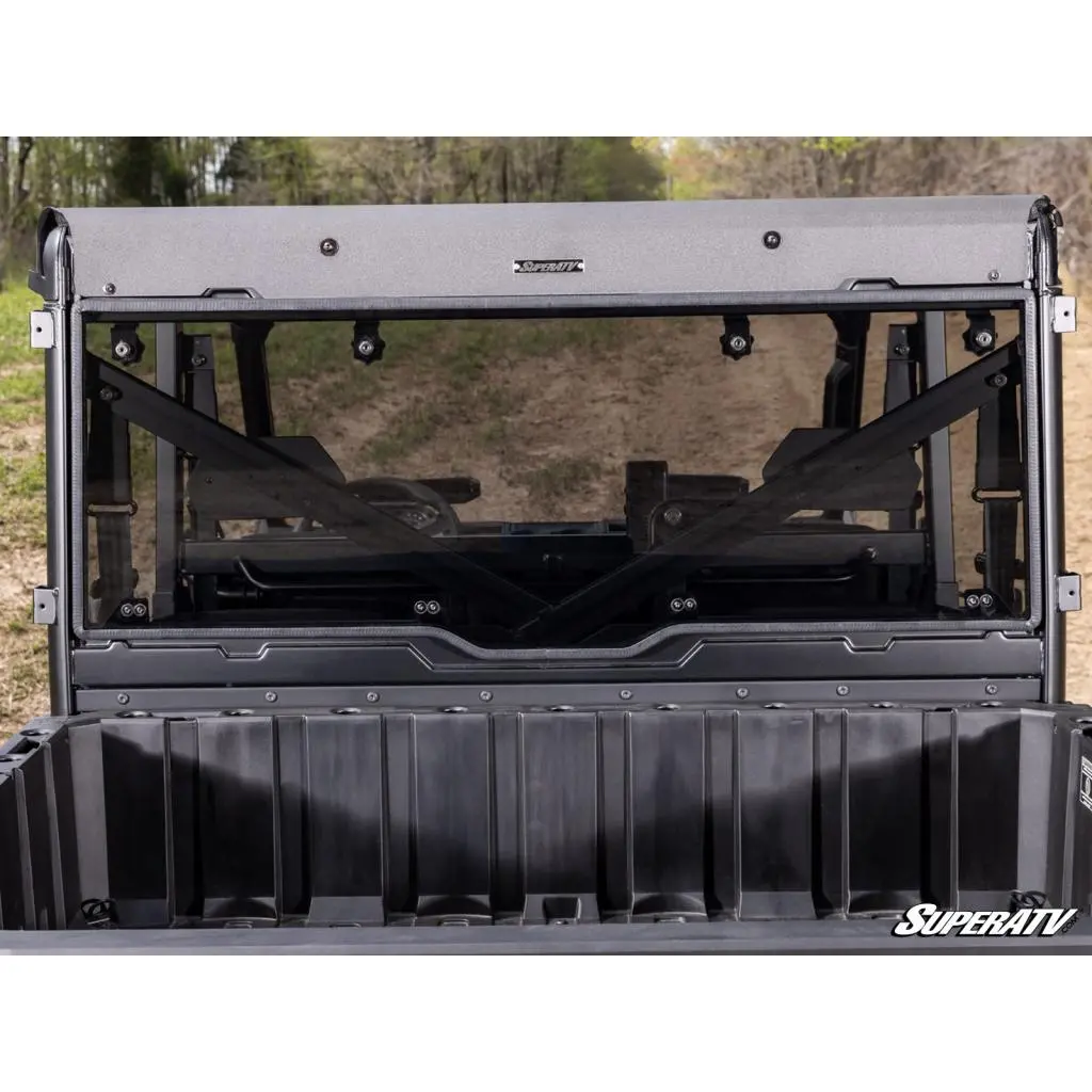 Superatv Polaris Ranger 1000 Scratch-Resistant Rear Windshield 2