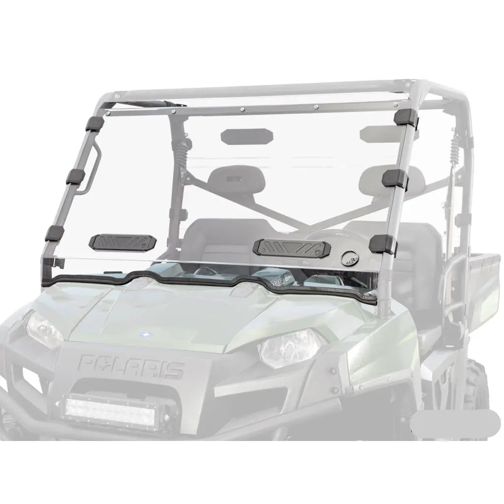 Superatv Polaris Ranger 800 Vented Full Windshield 2