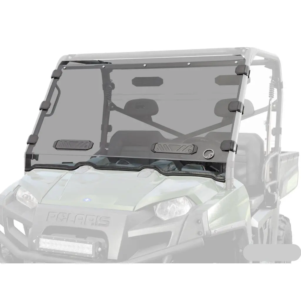 Superatv Polaris Ranger 800 Vented Full Windshield 1
