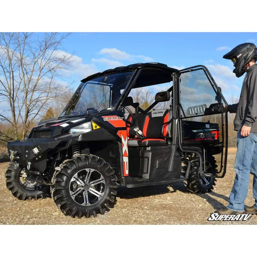 Superatv Polaris Ranger Cab Enclosure Vented Doors 2
