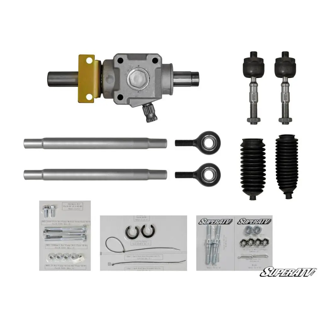 Superatv Polaris Ranger Full-Size 570 Rackboss Heavy-Duty Rack And Pinion 2