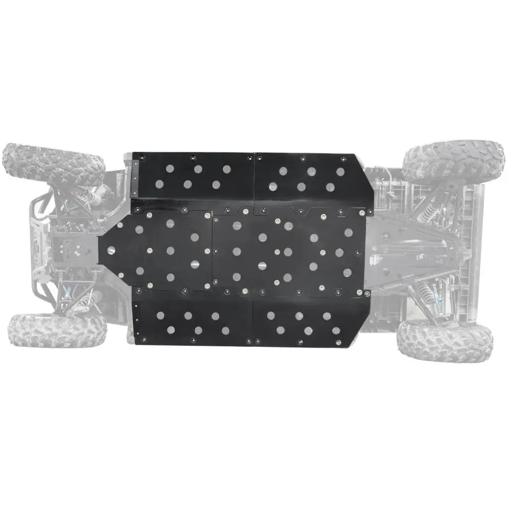 Superatv Polaris Ranger Midsize 570 Crew Full Skid Plate 1