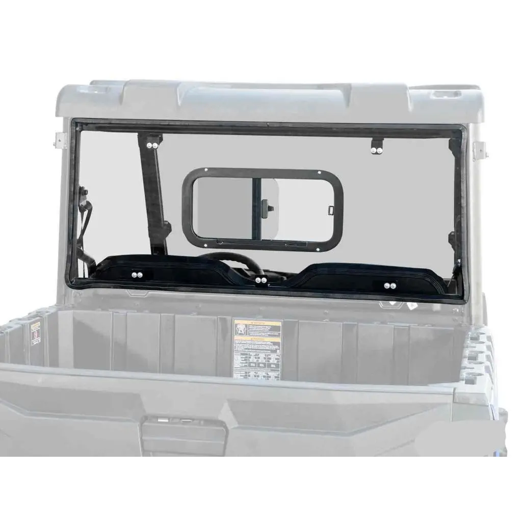 Superatv Polaris Ranger Midsize Rear Sliding Windshield 1