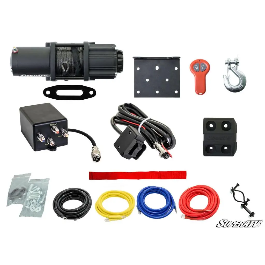 Superatv Polaris Rzr Xp 900 Winch Mounting Plate 4