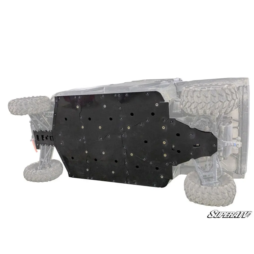 Superatv Polaris Ranger Xp 1000 Crew Full Skid Plate 6