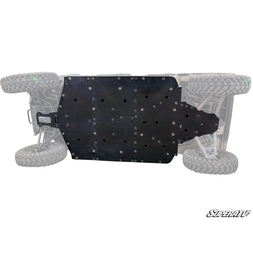 Superatv Polaris Ranger Xp 1000 Crew Full Skid Plate 10