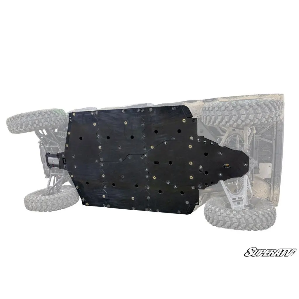 Superatv Polaris Ranger Xp 1000 Crew Full Skid Plate 9