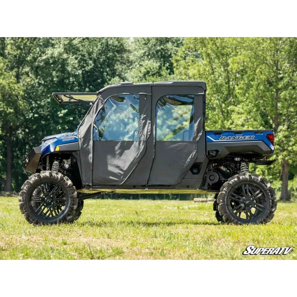 Superatv Polaris Ranger Xp 1000 Crew Primal Soft Cab Enclosure Doors 3