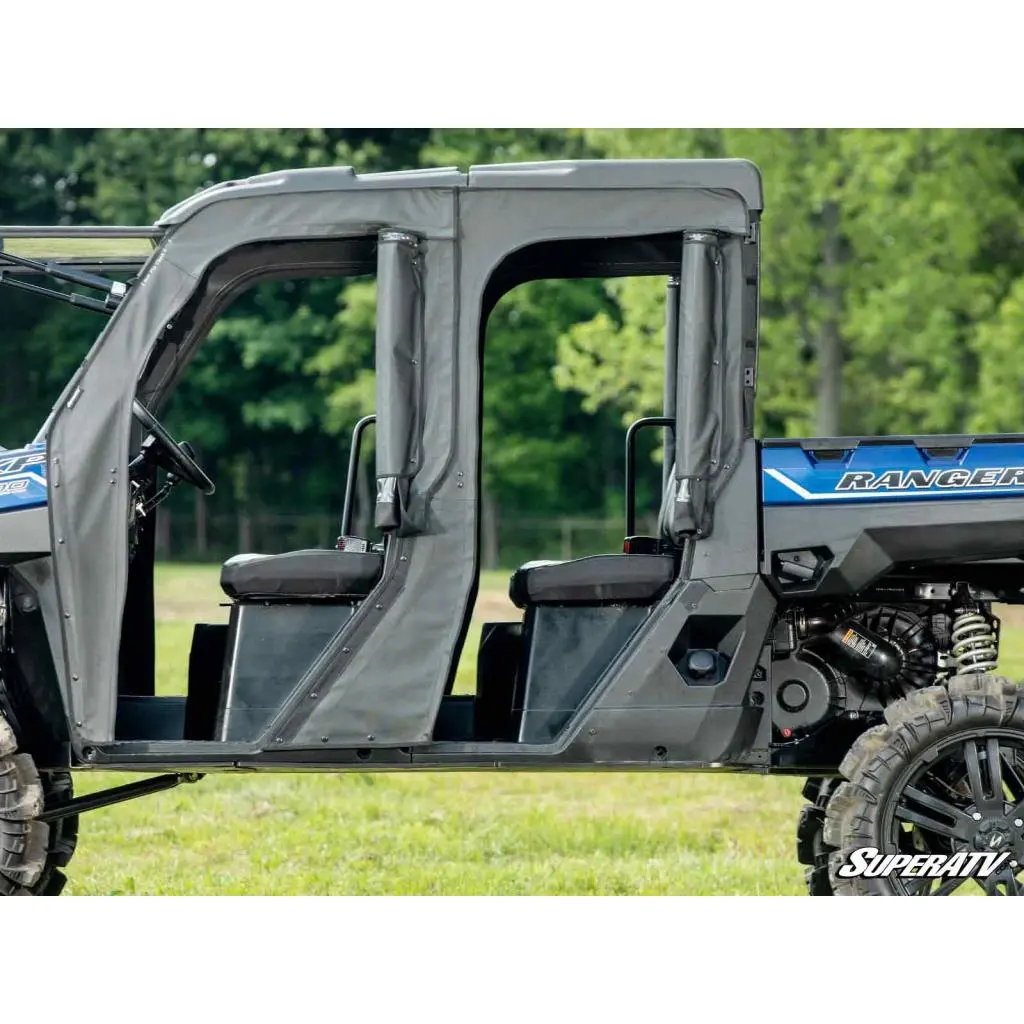 Superatv Polaris Ranger Xp 1000 Crew Primal Soft Cab Enclosure Doors 4